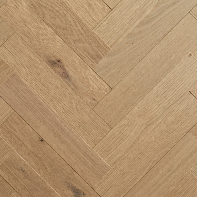 Moland Fiskbensparkett Super EK Herringbone Natur Vänster