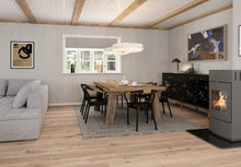 Ladda upp bild till gallerivisning, 3-skikts trägolv Ek Vintage White Espressivo 14x209x2200