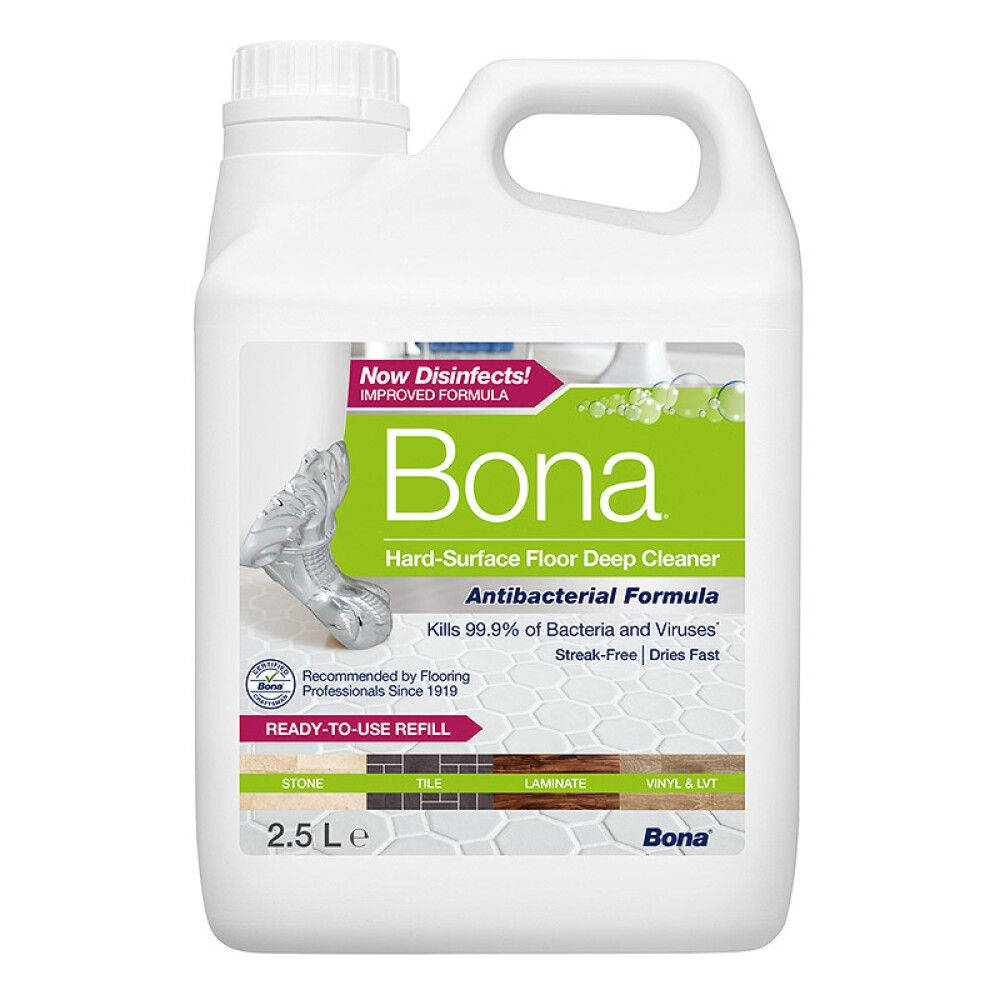 Bona Antibakteriell Cleaner för Hårda Golv Refill