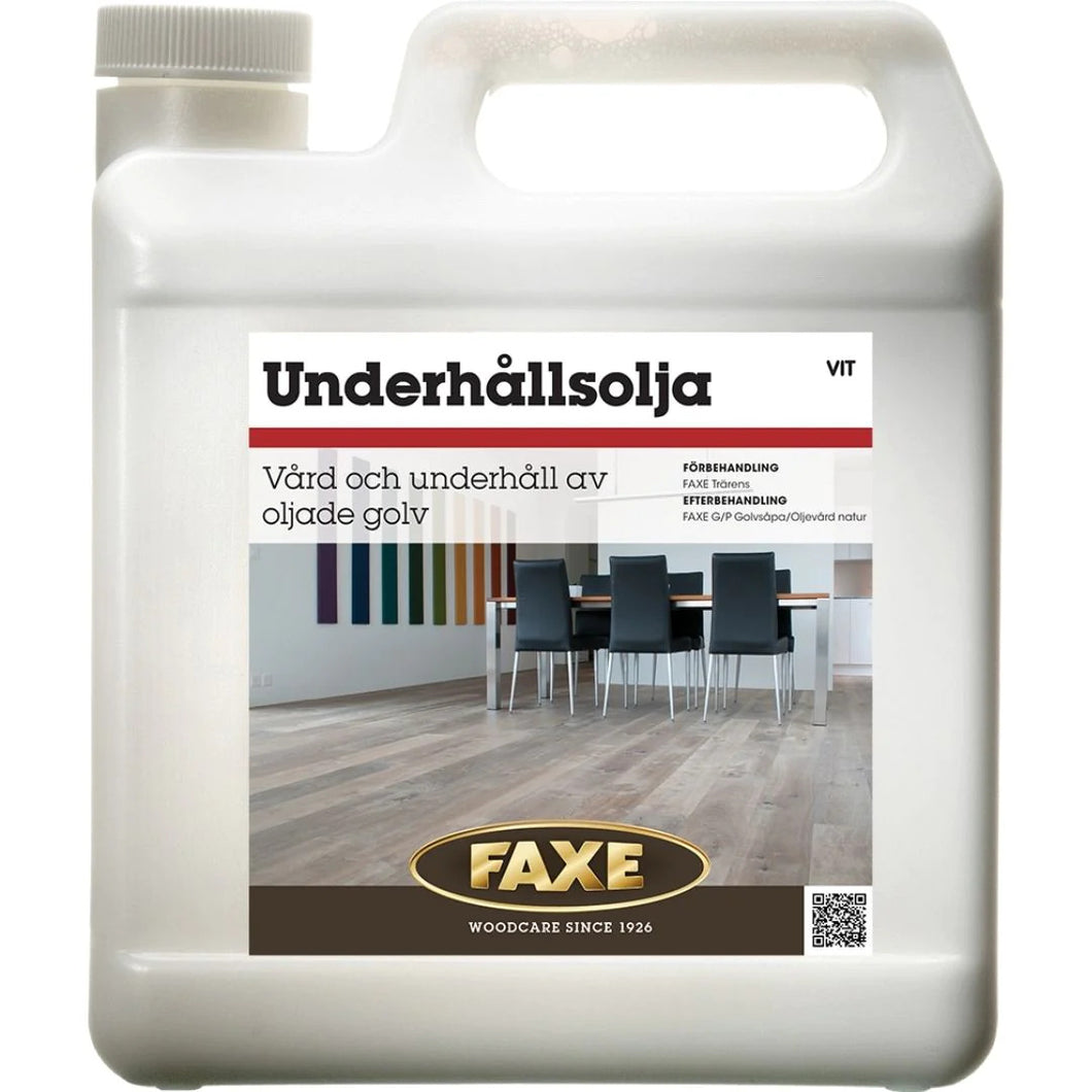 Underhållsolja vit 1 Liter (Faxe)