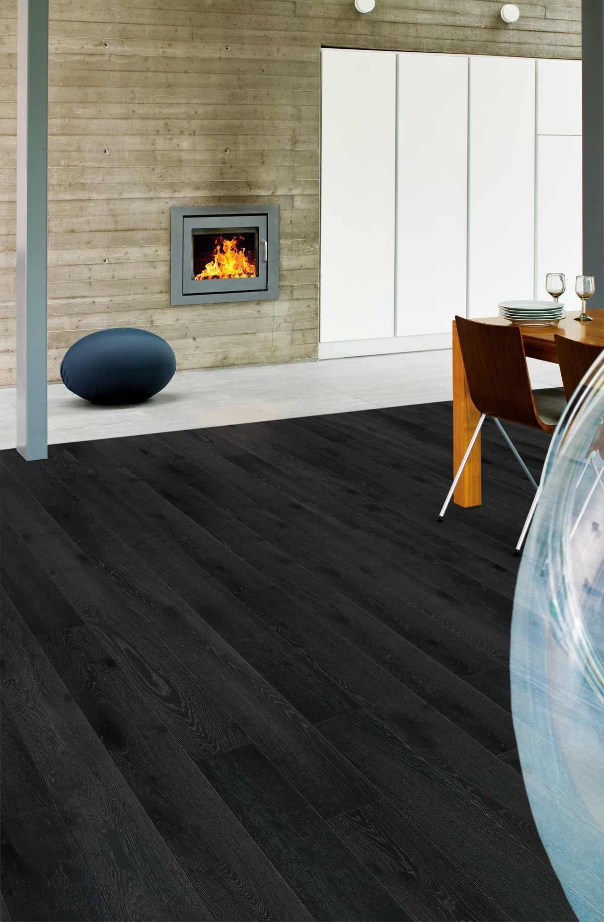 Timberwise ek Wenge – miljöbild från Timberwise. Bildens filnamn styrker kulören; sortering, ytbehandling och plankmått framgår endast när det anges i källnamnet. Referensbild.