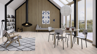BOEN 3-skikts trägolv Ek White Stone Vivo 14x209x2200 - bild 2