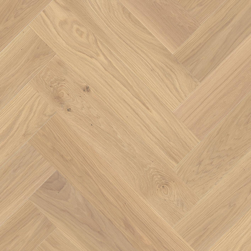 BOEN 3-skikts trägolv Ek Vit Adagio (borstad, rustic) 14x138x690 (B-plank)