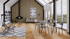 BOEN 3-skikts trägolv Ek Vit Adagio (borstad 14x138x611 (B-plank) - bild 2