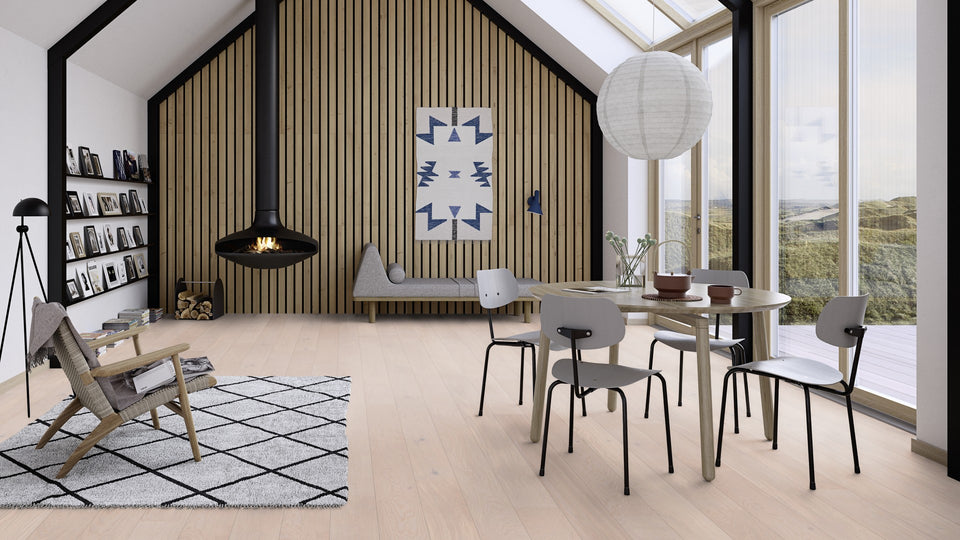 BOEN 3-skikts trägolv Ek Pearl Animoso 14x181x2200 - bild 2